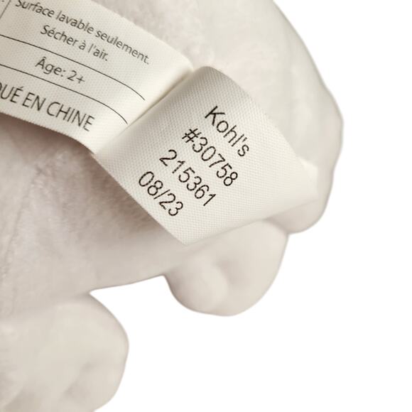 Disney Marie Aristocats White Cat Plush Pink Bow 10" Kohl’s Just Play 2023 - Picture 13 of 16